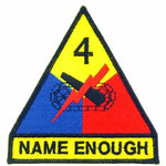 4th Armored Division Army Patch - HATNPATCH