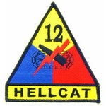 12th Armored Division Army Patch - HATNPATCH