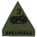 3rd Armored Division OD Subd Army Patch - HATNPATCH