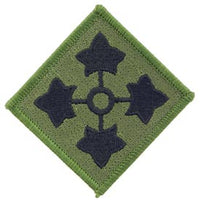 4th Infantry Division OD Subd Army Patch - HATNPATCH