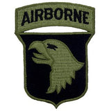 101st Airborne Division OD Subd Army Patch - HATNPATCH