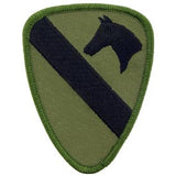 1st Cavalry Division OD Subd Army Patch - HATNPATCH