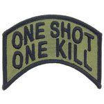 One Shot One Kill Rocker Tab OD Patch - HATNPATCH
