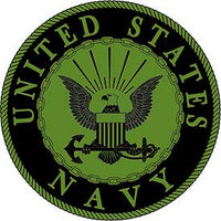 US Navy Logo OD Subd Patch - HATNPATCH