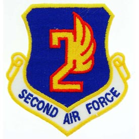 Second Air Force Patch | HATNPATCH