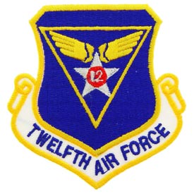 Twelfth Air Force Patch - HATNPATCH