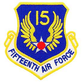 Fifteenth Air Force Patch - HATNPATCH