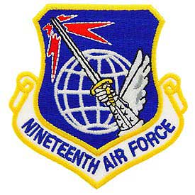 Nineteenth Air Force Patch - HATNPATCH