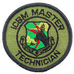 ICBM Master Technician Strategic Air Command Subd Air Force Patc - HATNPATCH