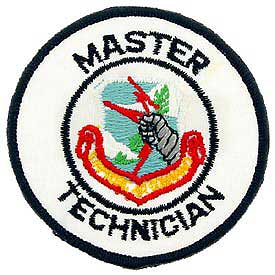 Master Technician Strategic Air Command Air Force Patch - HATNPATCH