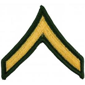 Army E2 Private Dress Green Pair Patch - HATNPATCH