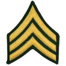 Army E5 Sergeant Dress Green Pair Patch - HATNPATCH