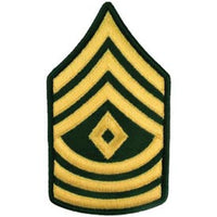 Army E8 1st Sergeant Dress Green Pair Patch - HATNPATCH