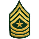 Army E9 Sergeant Major Dress Green Pair Patch - HATNPATCH