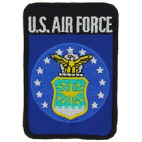 Air Force Rectangle Logo Patch - HATNPATCH