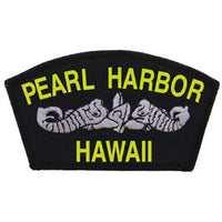Pearl Harbor Silver Dolphin Navy Patch - HATNPATCH
