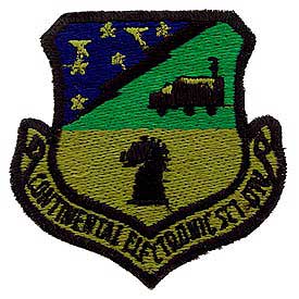 Continental Electronic Security Division Subd Air Force Patch - HATNPATCH