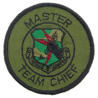 Master Team Chief Strategic Air Command Subd Air Force Patch - HATNPATCH