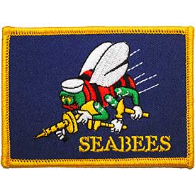 Navy Seabee Flag Patch - HATNPATCH