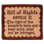 Bill of Rights - Article II Gun Patch - HATNPATCH