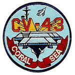 USS Coral Sea CV-43 Navy Patch - HATNPATCH