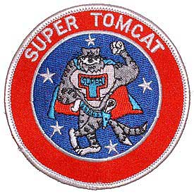 Super Tomcat F-14 Navy Patch - HATNPATCH