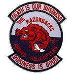 The Razorbacks Armed Helocopters Navy Patch - HATNPATCH