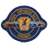 Naval Amphibious Base NAB Coronado Navy Patch - HATNPATCH