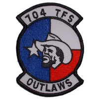704 TFS Tactical Fighter Squadron The Outlaws Air Force Patch - HATNPATCH