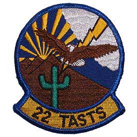 22 TASTS Air Force Patch - HATNPATCH