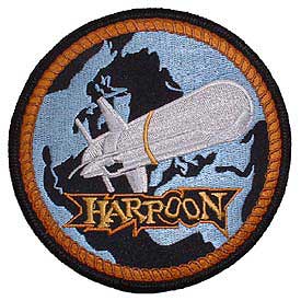 Harpoon Missile Navy Patch - HATNPATCH