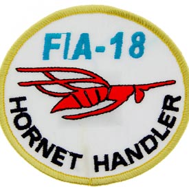 F/A-18 HORNET HANDLER Navy Patch - HATNPATCH
