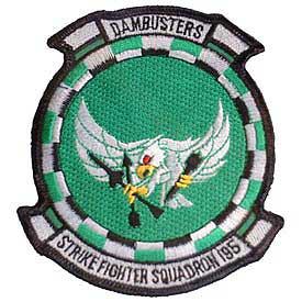 Strike Fighter Squadron 195 Dam Busters Air Force Patch - HATNPATCH