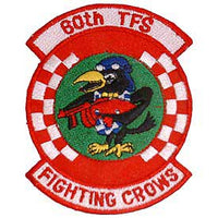 80th Tactical Fighter Squadron TFS Fighting Crows Air Force Patc - HATNPATCH