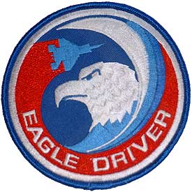 F-15 Eagle Driver Air Force Patch - HATNPATCH