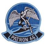 PATRON VP-65 Tridents Navy Patch - HATNPATCH