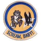 VF-51 Scream Baby Navy Patch - HATNPATCH