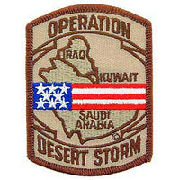 Operation Desert Storm Flag/Map Patch - HATNPATCH