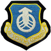 AF Systems Command Air Force Patch Mock Leather Backing - HATNPATCH