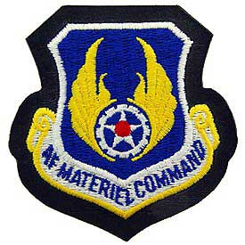 AF Material Command Air Force Patch Mock Leather Backing - HATNPATCH
