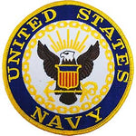 US Navy Logo Medium Patch - HATNPATCH