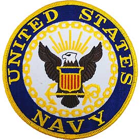 US Navy Logo Medium Patch - HATNPATCH