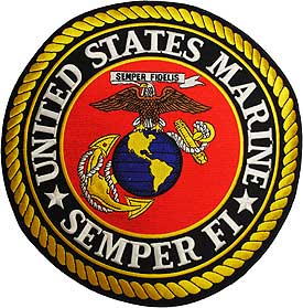 Large US Marine Semper Fi Patch - HATNPATCH