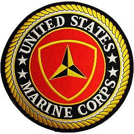 Large 3rd Marine Division "Seal Style" Marine Corps Patch - HATNPATCH