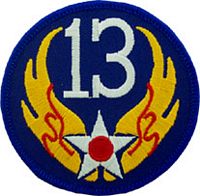 13TH AIR FORCE PATCH - HATNPATCH