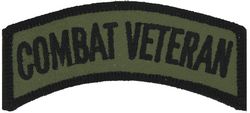 Combat Veteran OD Rocker Patch - HATNPATCH