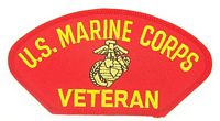 USMC VETERAN PATCH - HATNPATCH