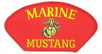 MARINE MUSTANG PATCH - HATNPATCH