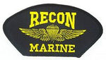 RECON MARINE BLACK PATCH - HATNPATCH