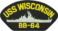 USS WISCONSIN PATCH - HATNPATCH